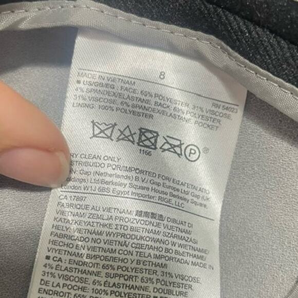 Banana Republic Cropped Blazer Grey Size 8 - Picture 6 of 6